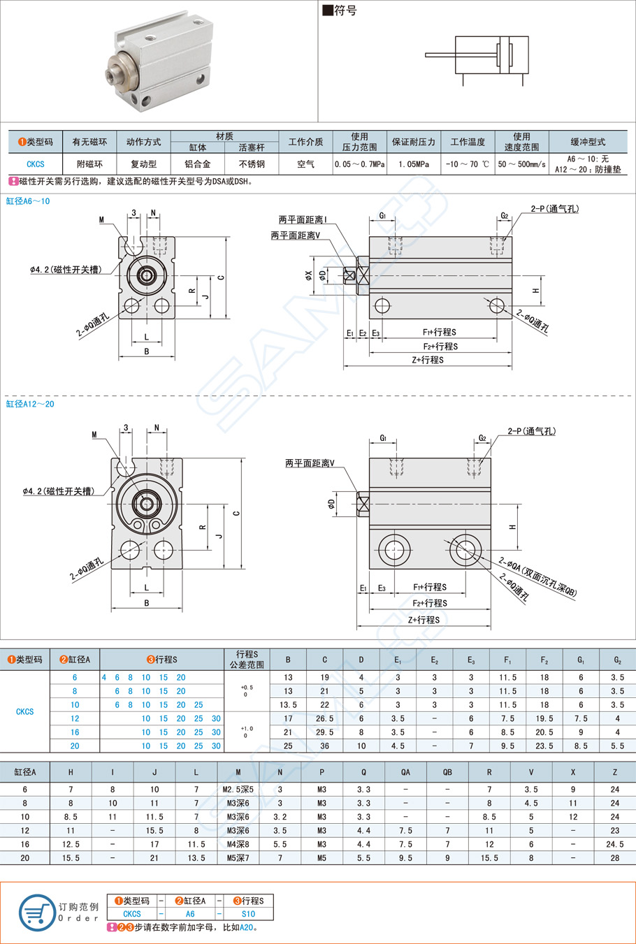 小型自由安裝氣缸壞了如何檢修 小型自由安裝氣缸壞了如何檢修